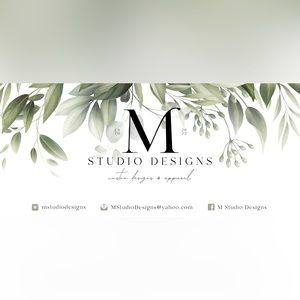 M STUDIO DESIGNS ⬇️